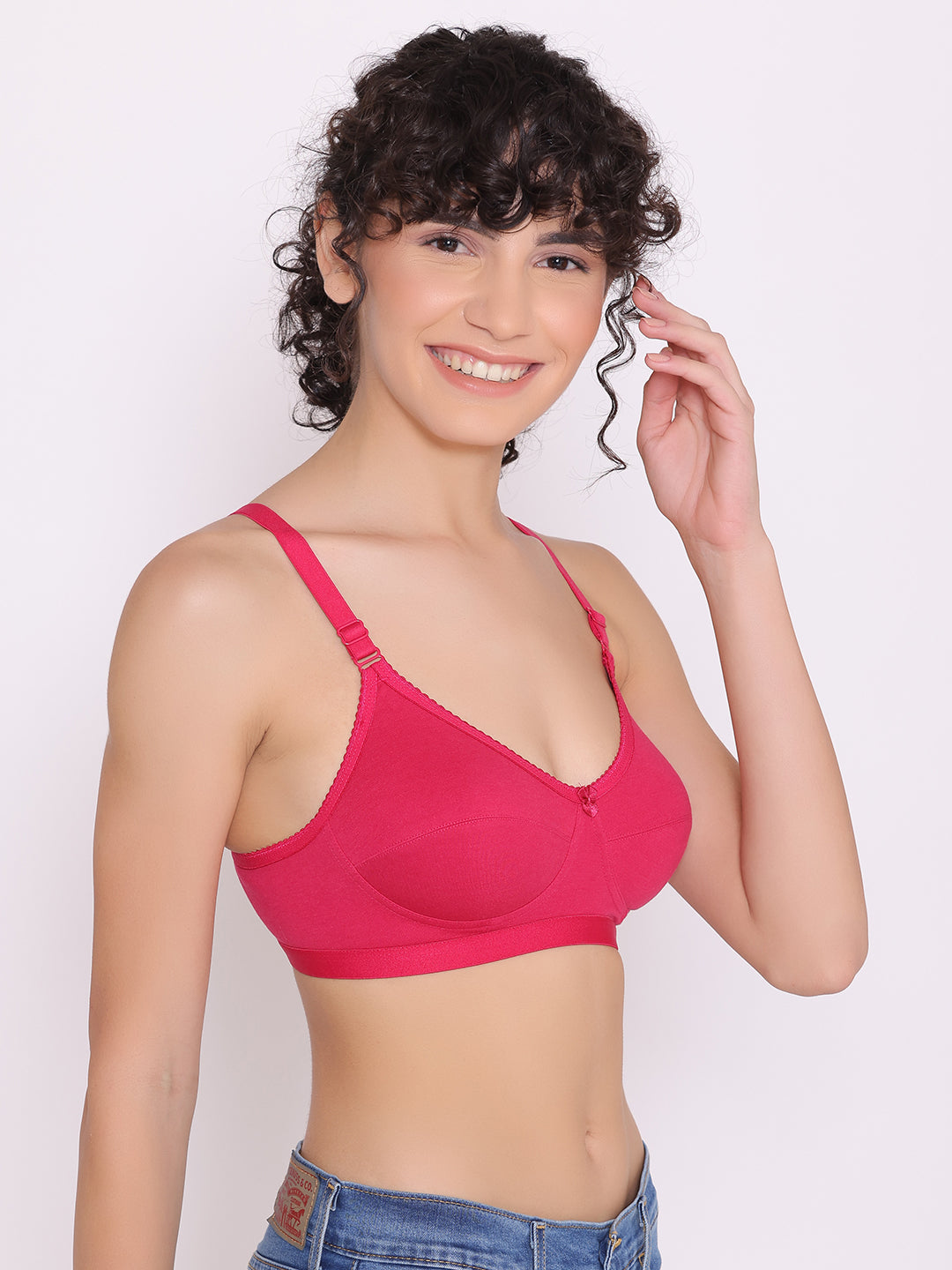 Women's Non Padded Non-Wired Regular Bra-RIO Combo of 2