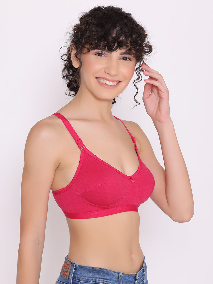 Women's Non Padded Non-Wired Regular Bra-RIO Combo of 2