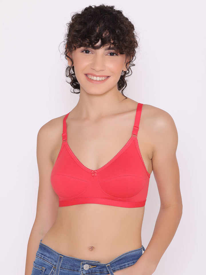 Women's Non Padded Non-Wired Regular Bra-RIO Combo of 2