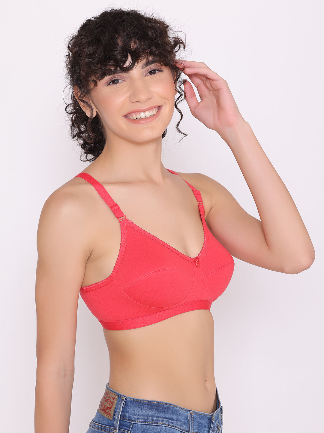 Women's Non Padded Non-Wired Regular Bra-RIO Combo of 2