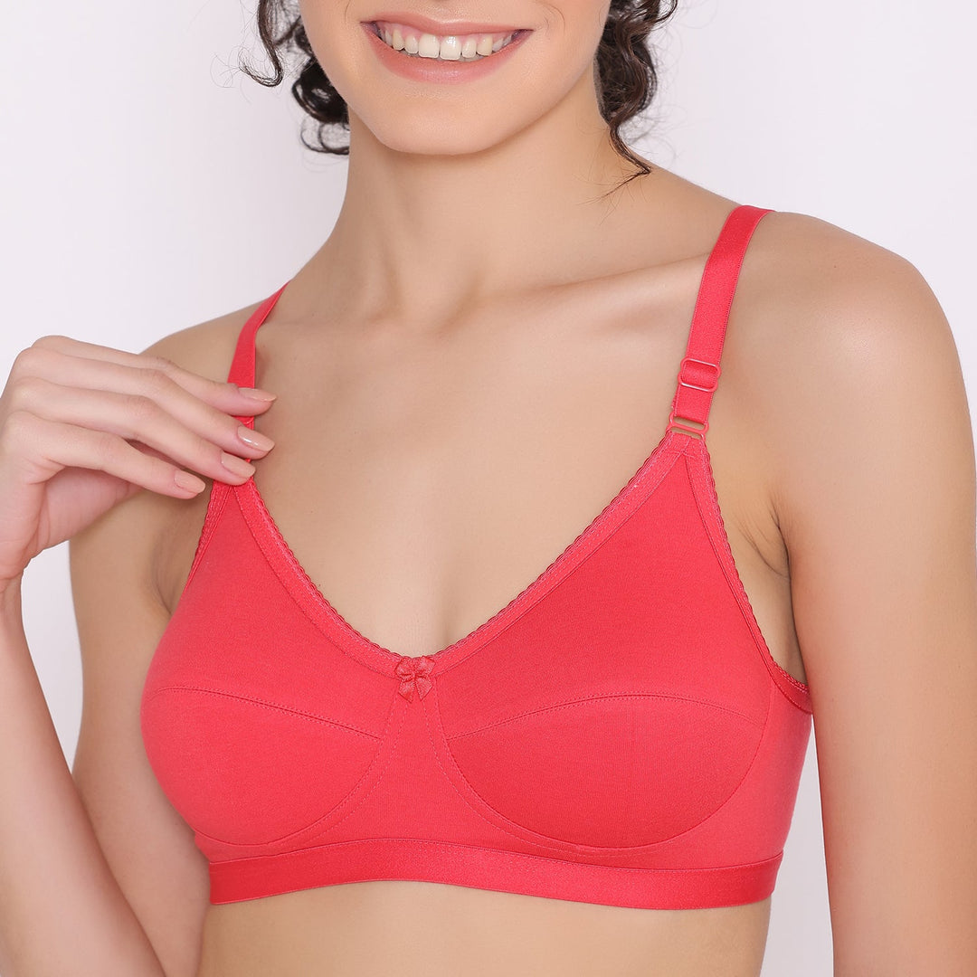 Women's Non Padded Non-Wired Regular Bra-RIO Combo of 6