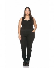 Plus Size Black Tight Fit Jeggings