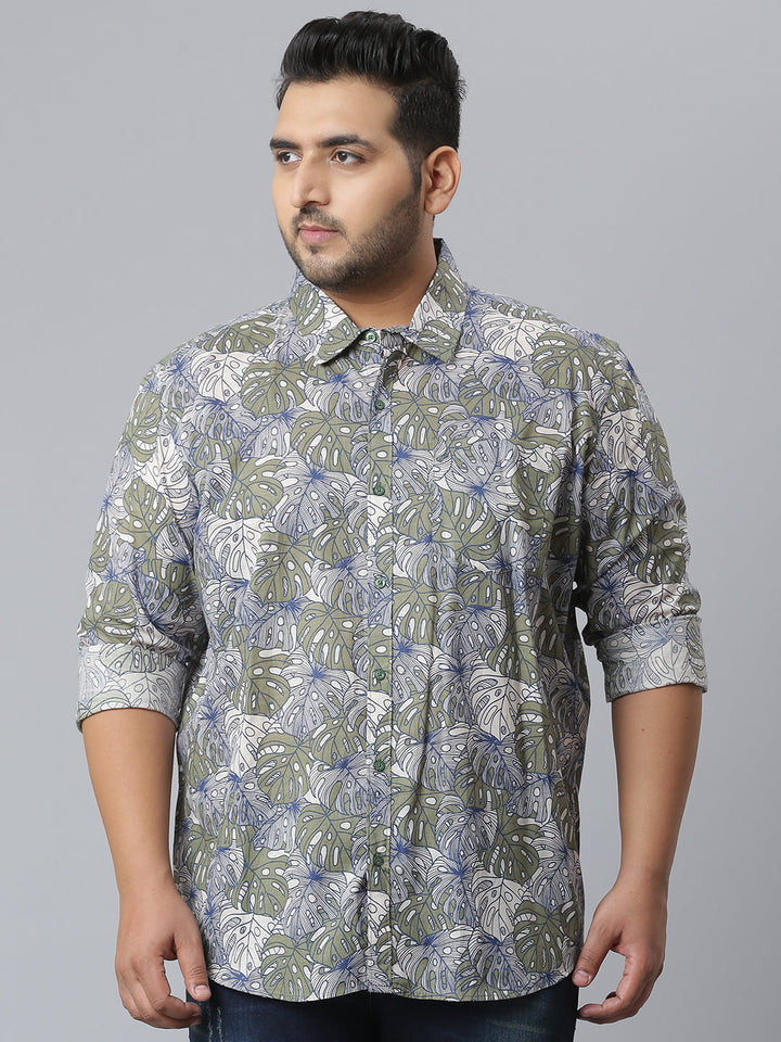 Stylish Floral Design Casual Shirt