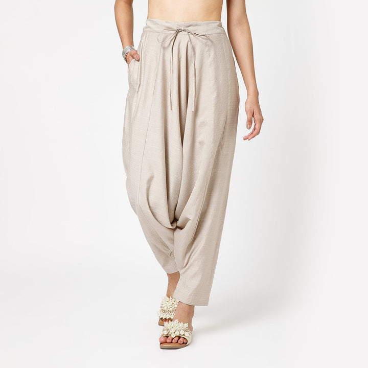 Beige Harem Pant