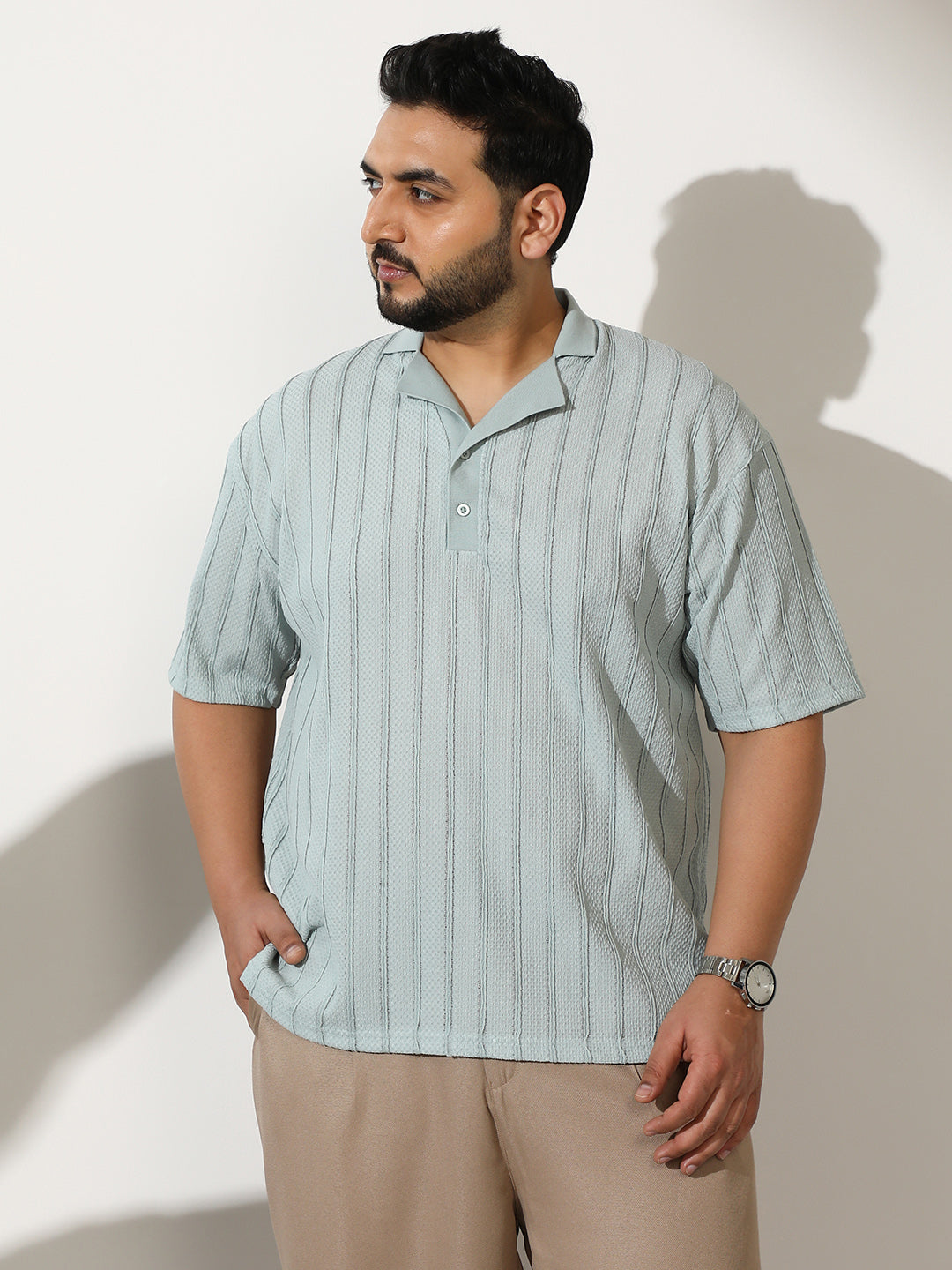 Wicker-Tactile Polo T-Shirt