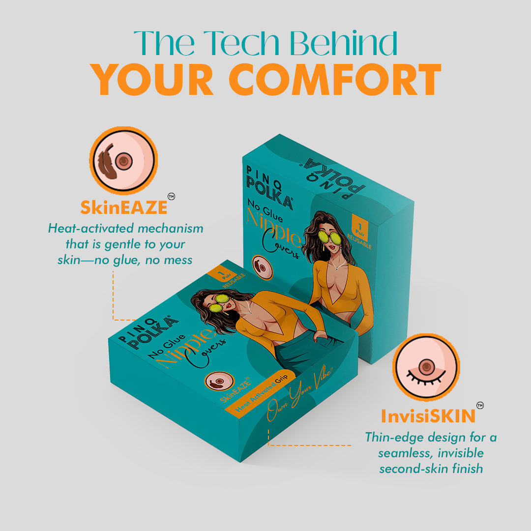 No Glue Reusable Nipple Covers