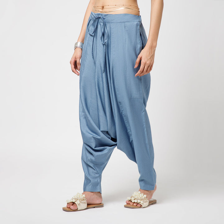 Blue Harem Pant