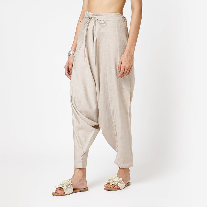 Beige Harem Pant