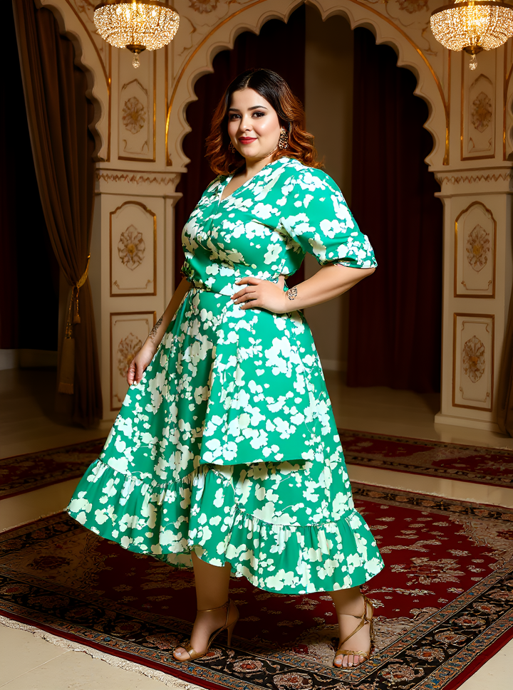 Abstract Block Dress