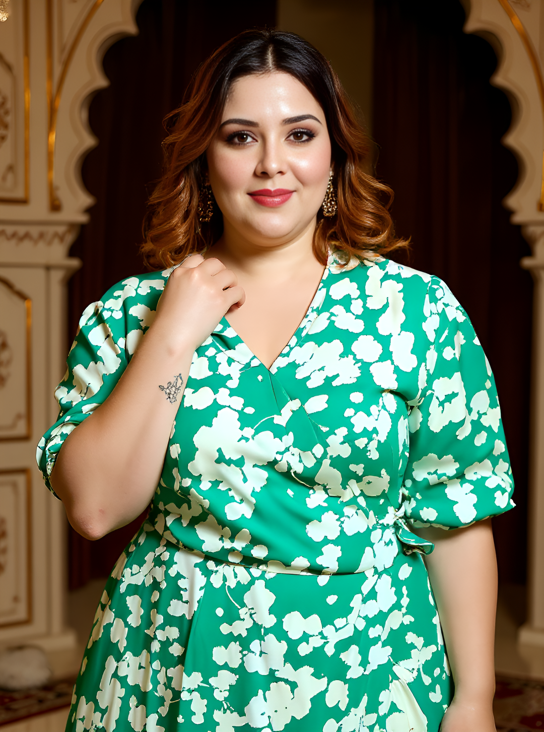 Abstract Block Dress