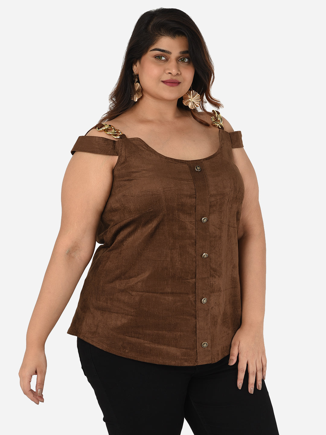 Bailey cold-shoulder Top
