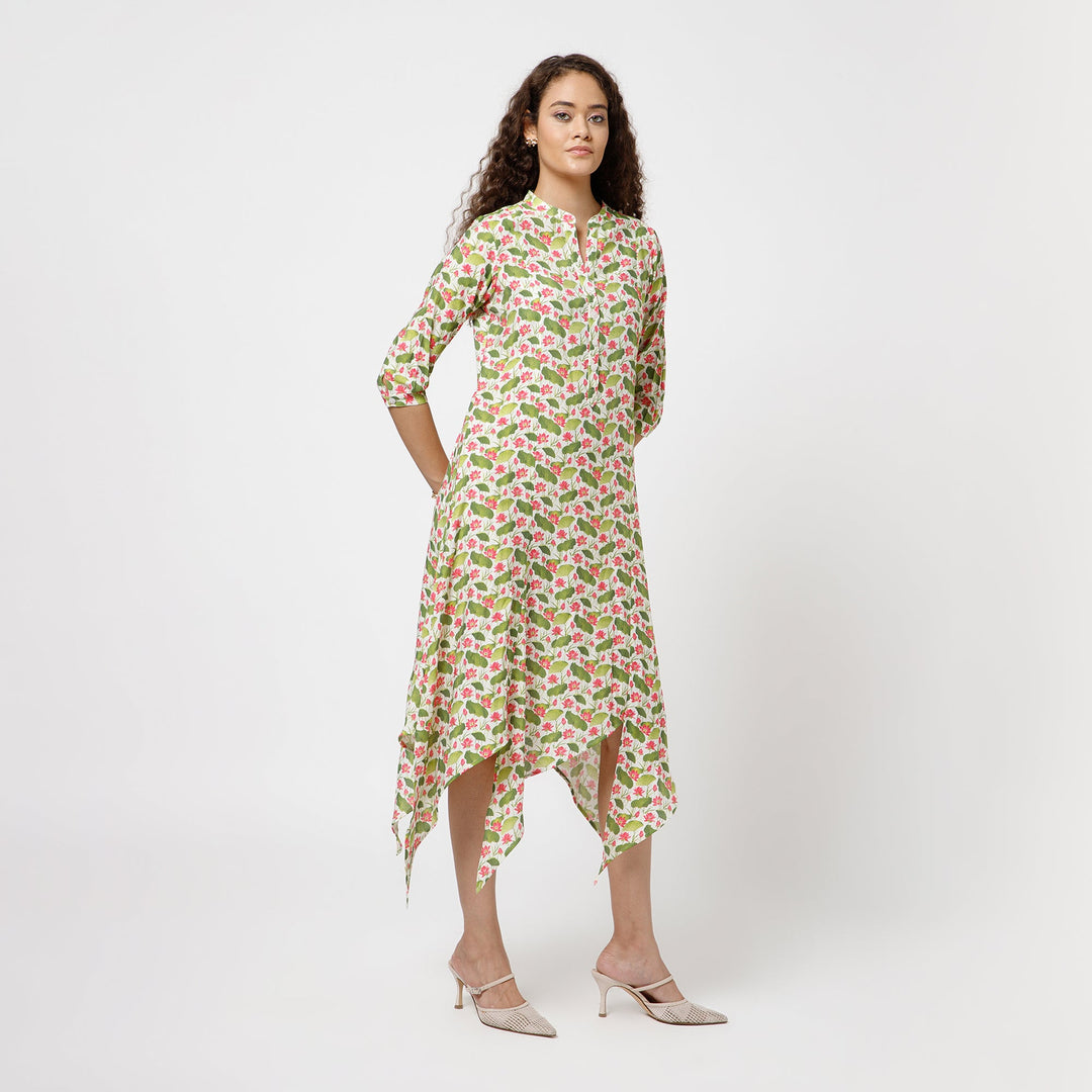 Lotus Triangle Dress