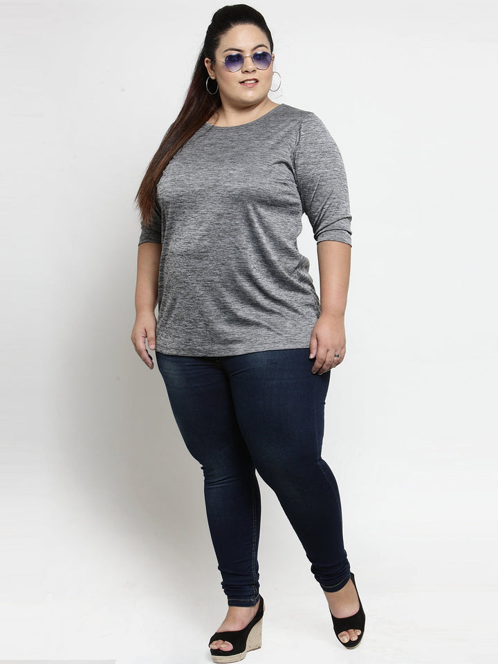 Plus Size Women Blue Regular Fit Mid-Rise Clean Look Stretchable Jeans