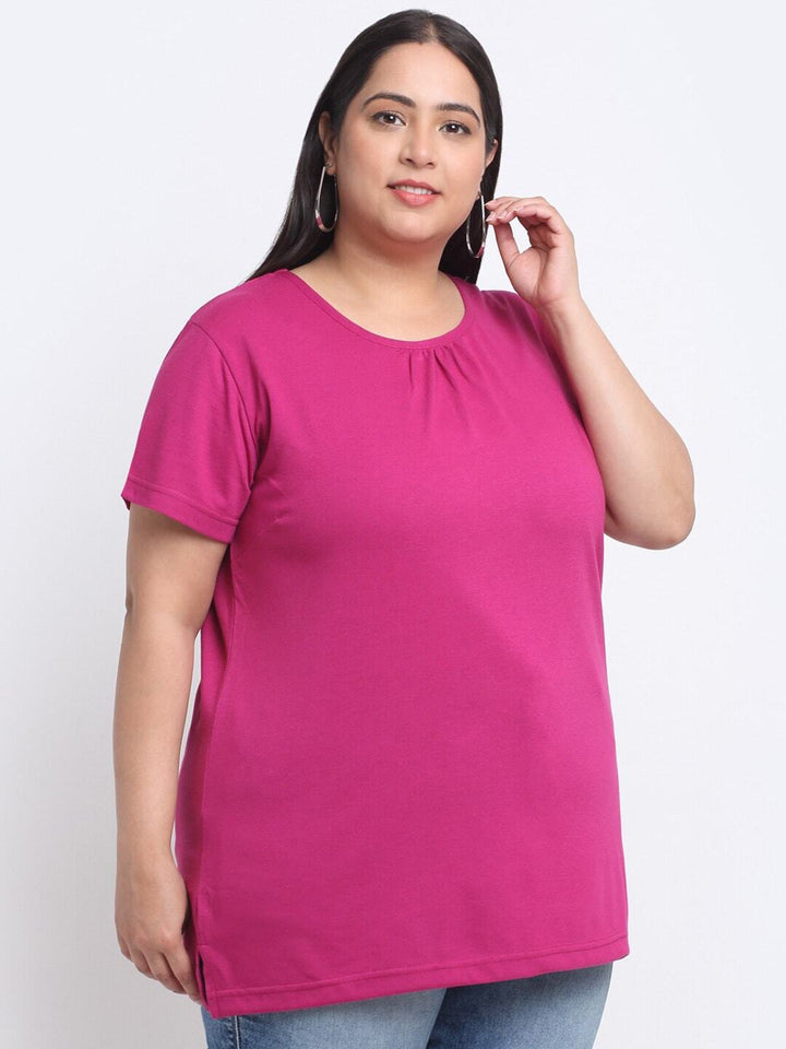 Plus Size Women  Cotton T-shirt