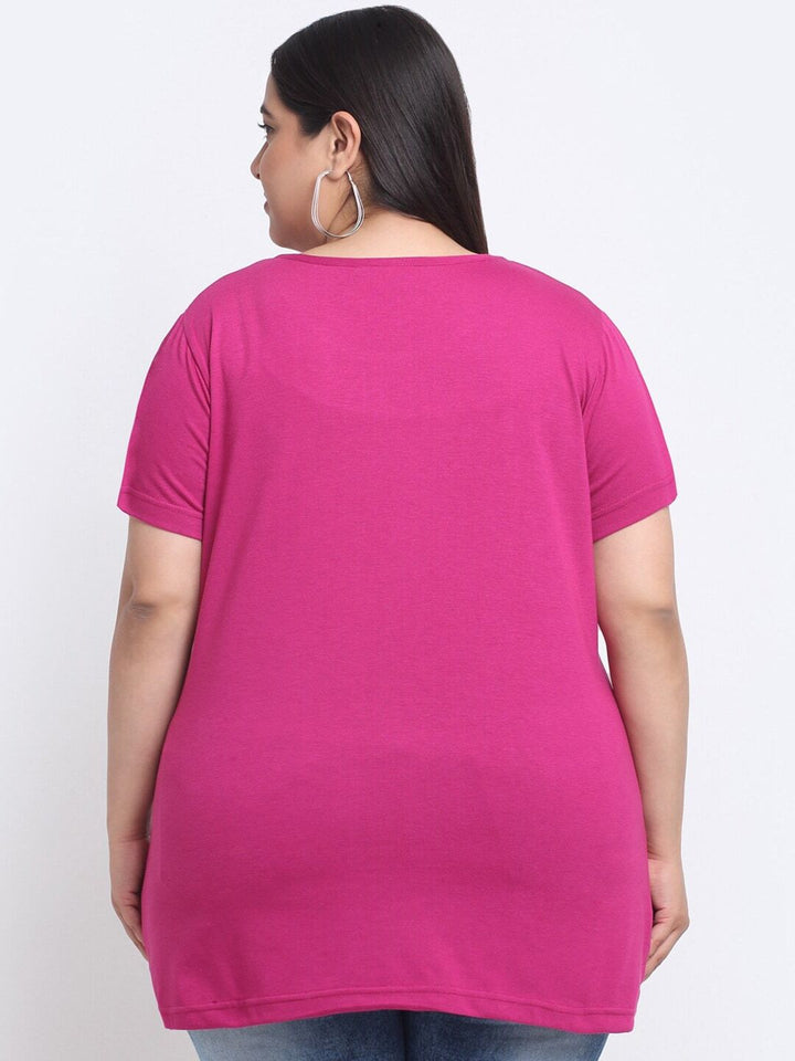 Plus Size Women  Cotton T-shirt