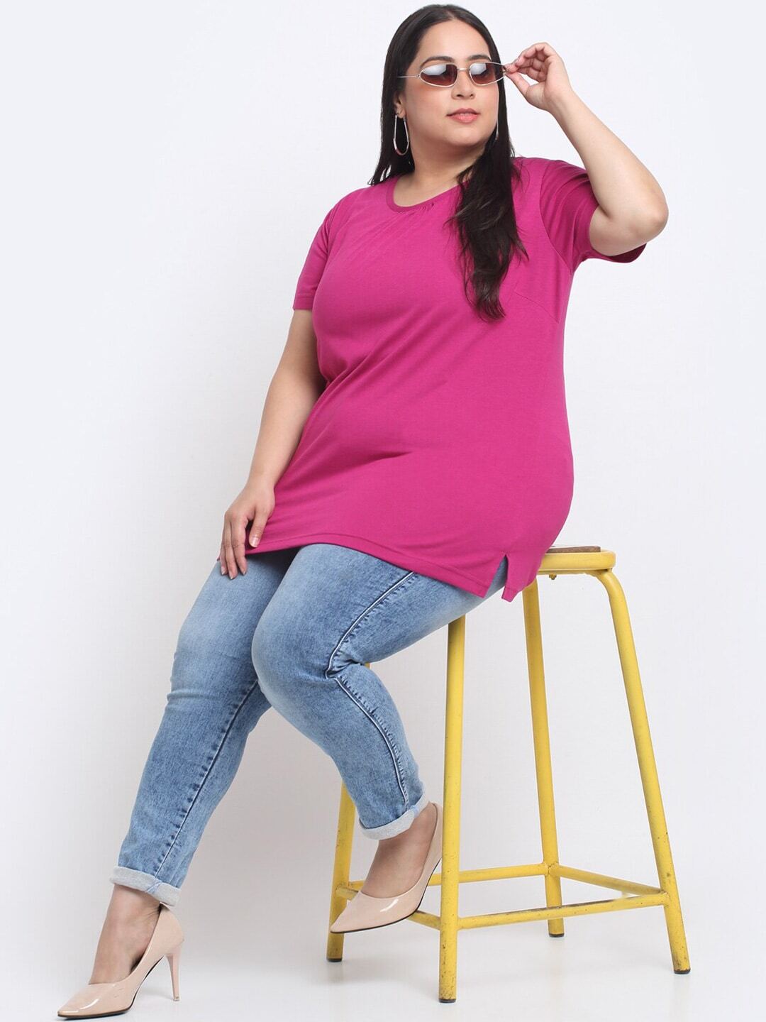 Plus Size Women  Cotton T-shirt