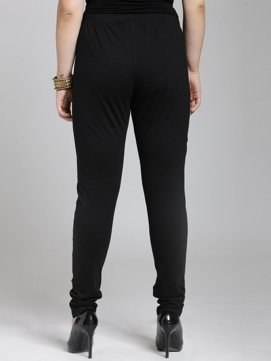 Plus Size Women Solid Legging