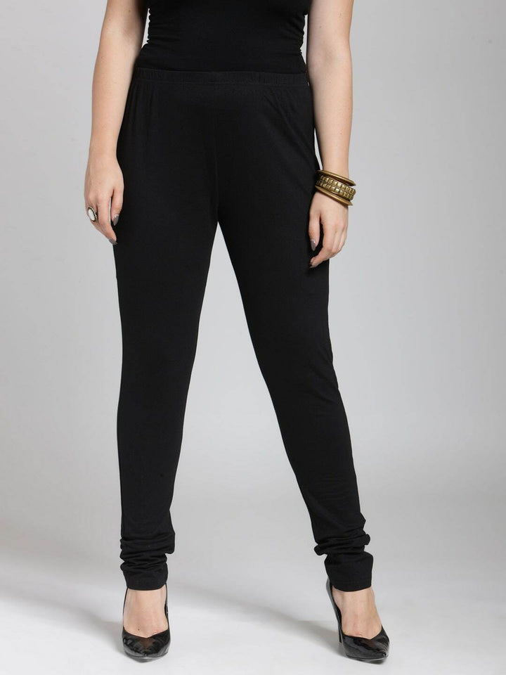 Plus Size Women Solid Legging
