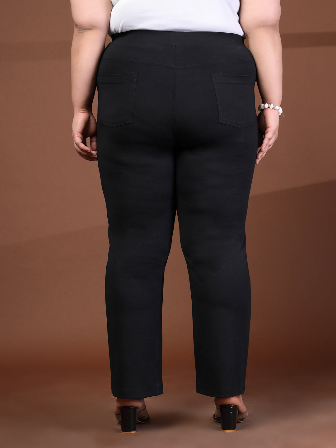 Plus Size Ankle Length Gym Tights