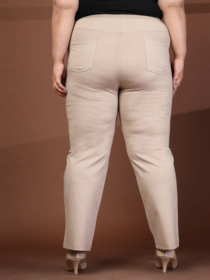 Plus Size Ankle Length Gym Tights