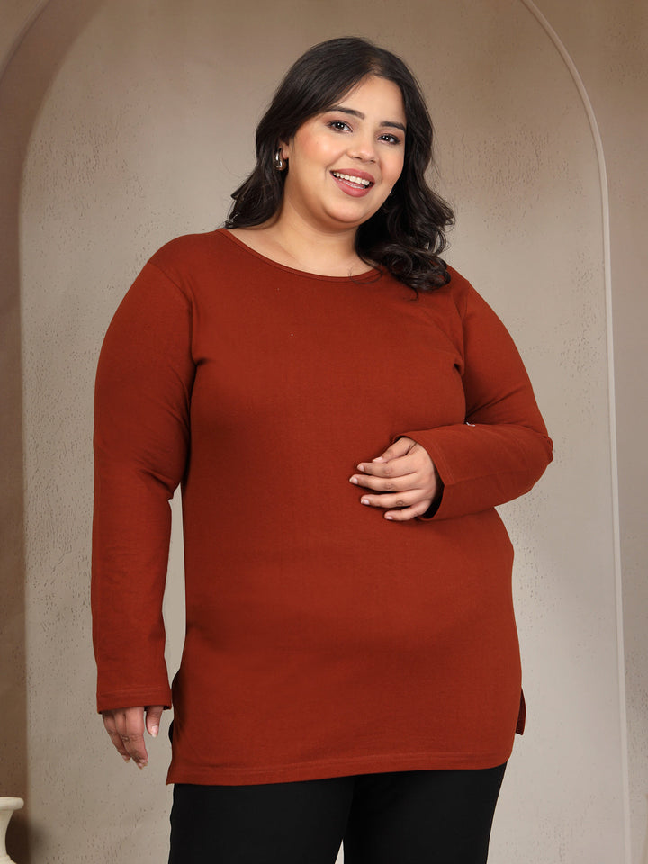Plus Size Wine T-shirt