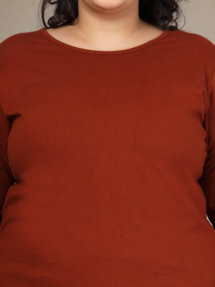 Plus Size Wine T-shirt