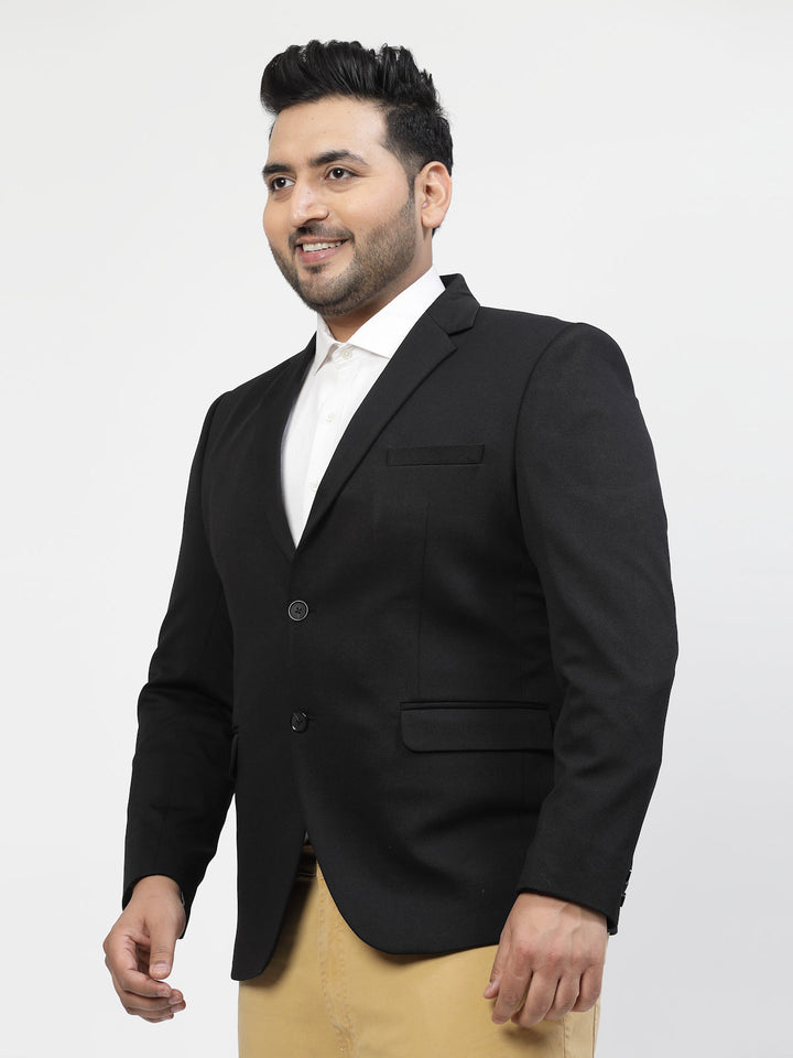 Plus Size Single Breasted Formal Blazer