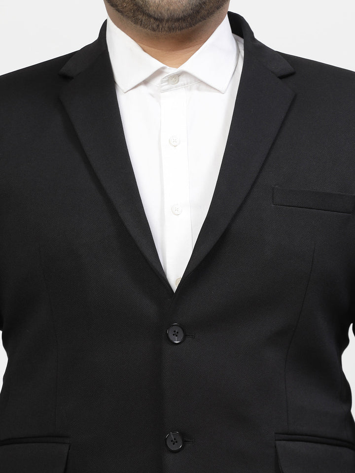Plus Size Single Breasted Formal Blazer