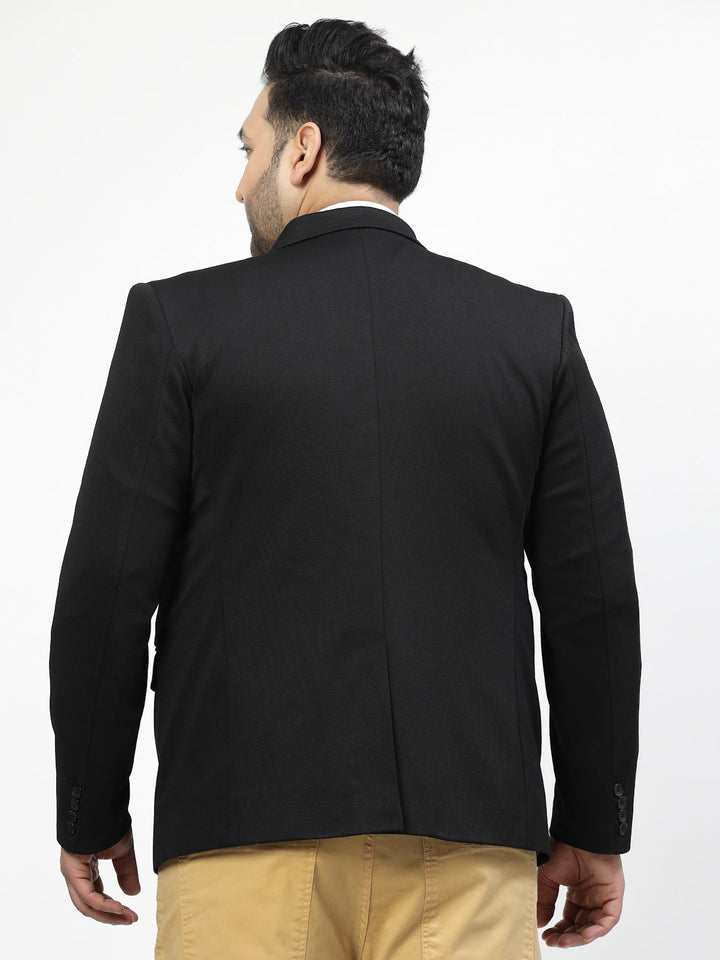 Plus Size Single Breasted Formal Blazer
