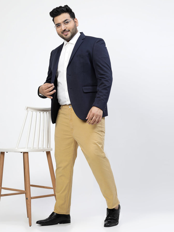 Plus Size Single Breasted Formal Blazer
