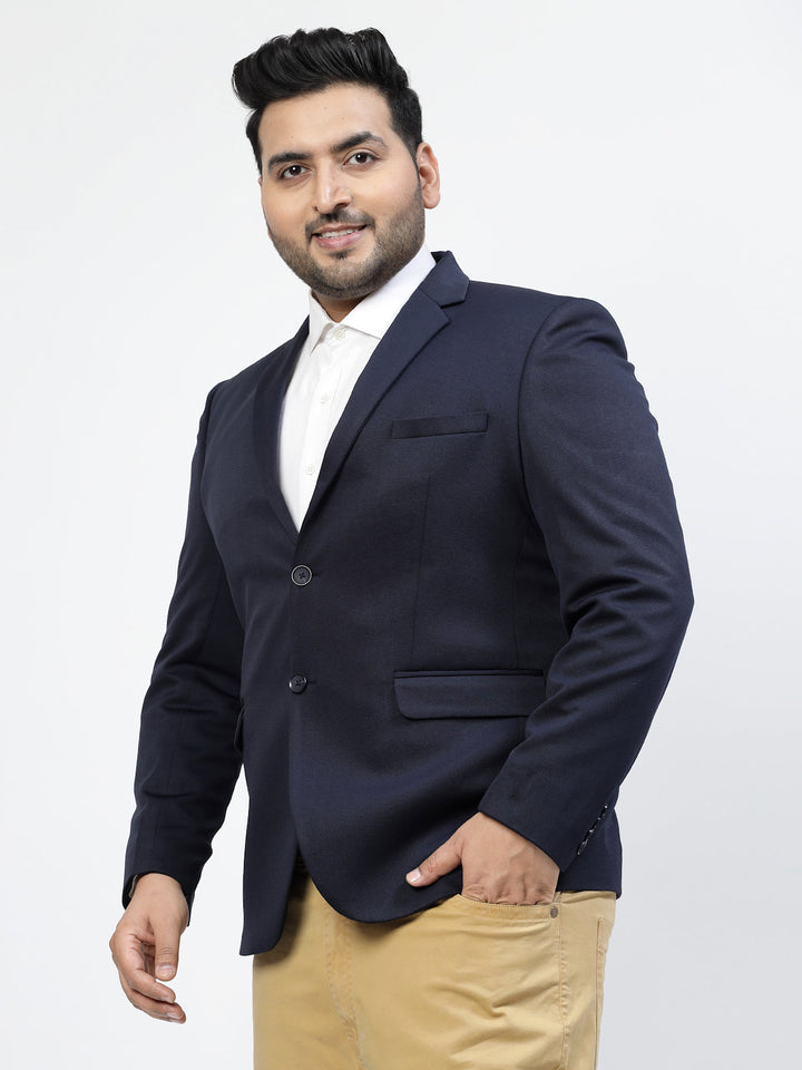 Plus Size Single Breasted Formal Blazer