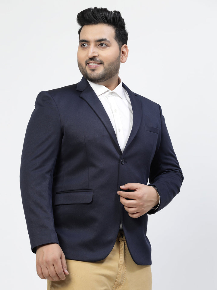 Plus Size Single Breasted Formal Blazer