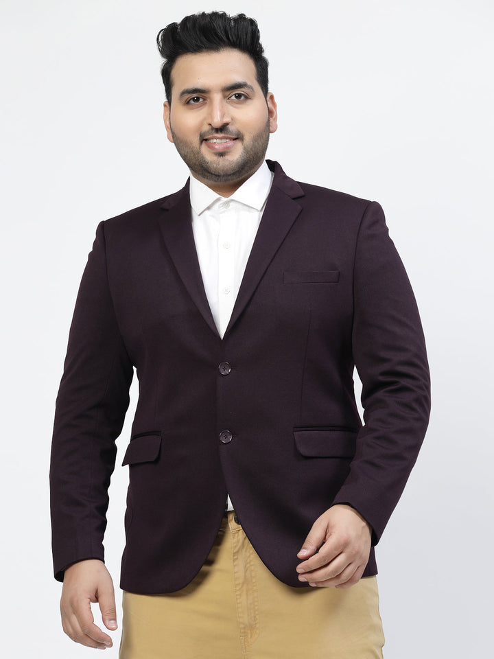 Plus Size Single Breasted Formal Blazer