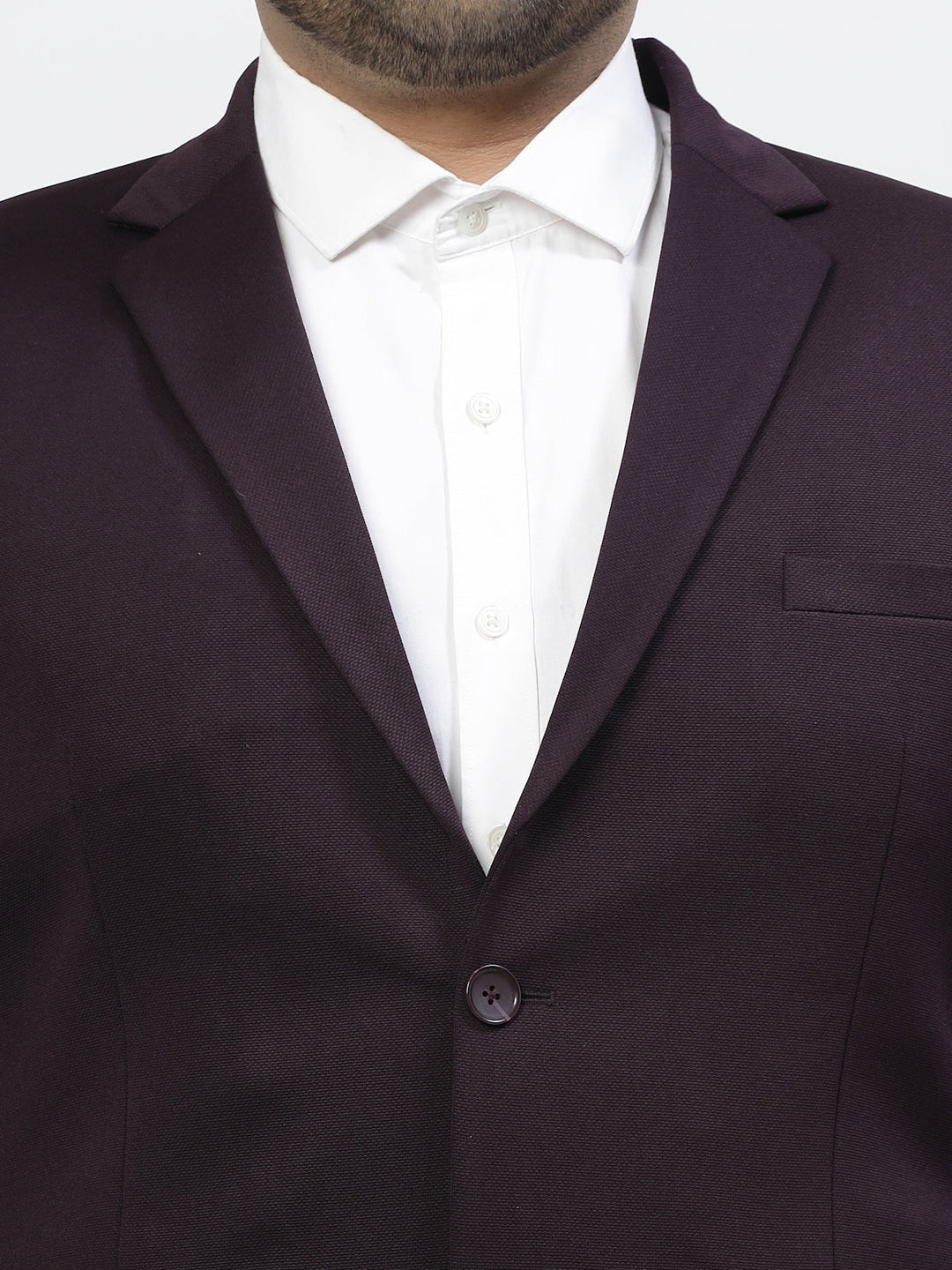 Plus Size Single Breasted Formal Blazer