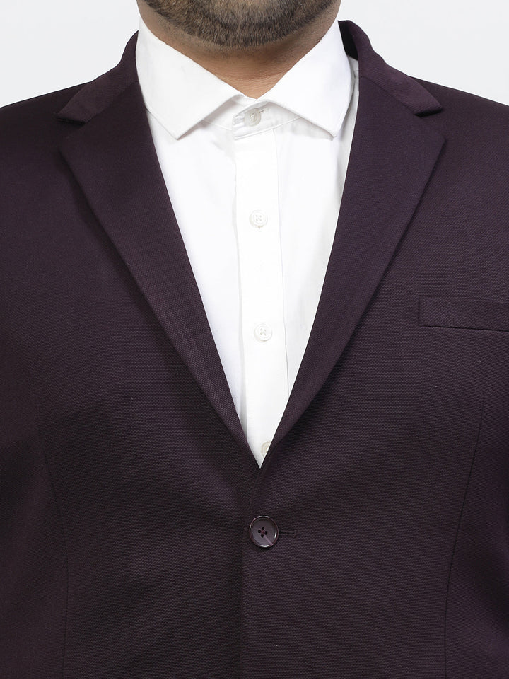 Plus Size Single Breasted Formal Blazer