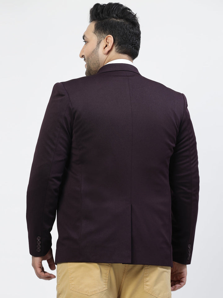 Plus Size Single Breasted Formal Blazer