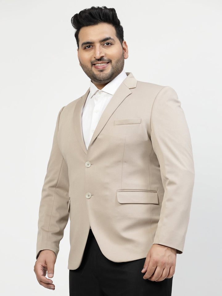 Plus Size Single Breasted Formal Blazer