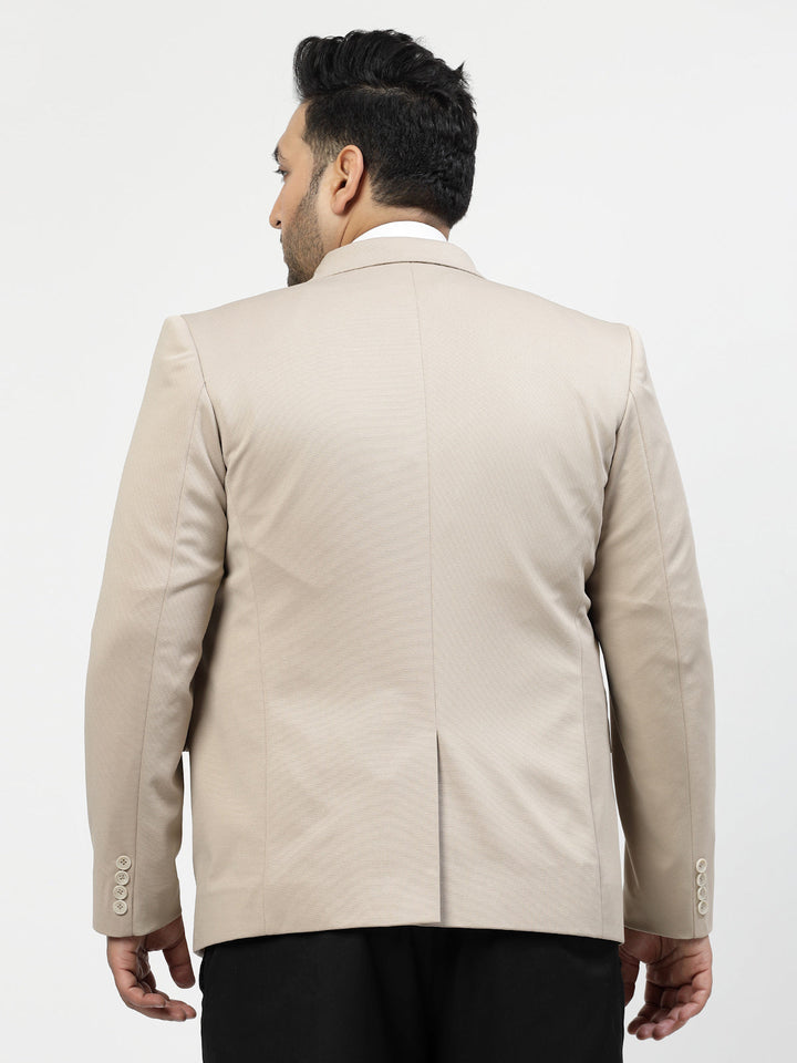 Plus Size Single Breasted Formal Blazer