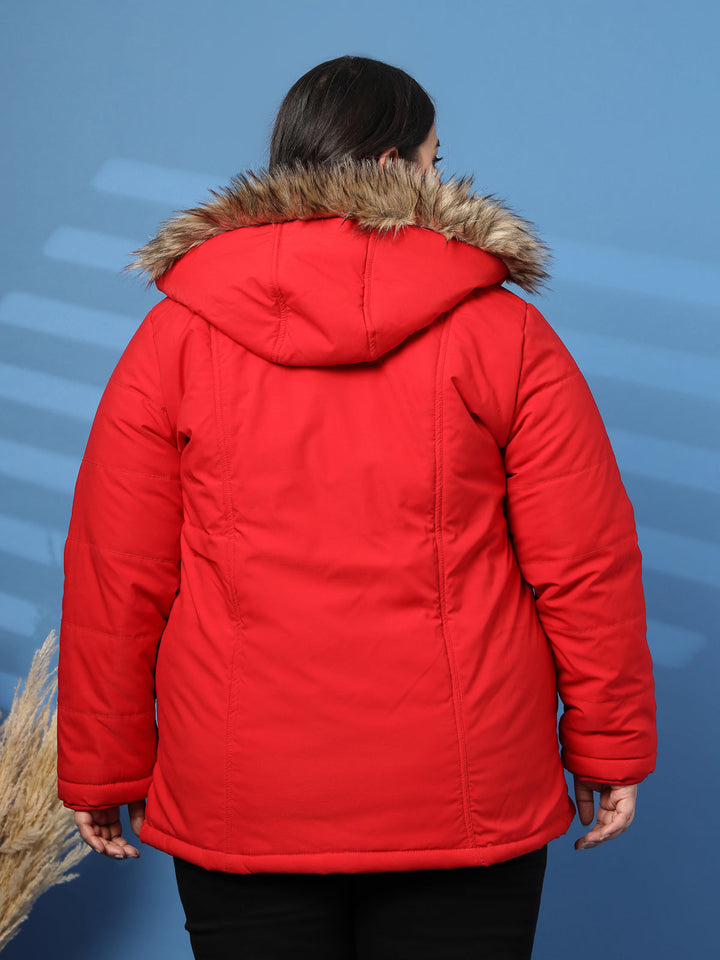 Plus Size Women Lightweight Puffer Jacket
