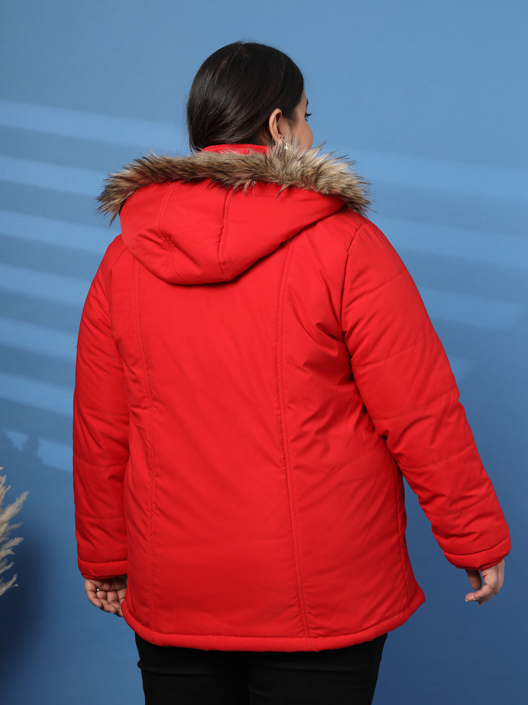 Plus Size Women Lightweight Puffer Jacket