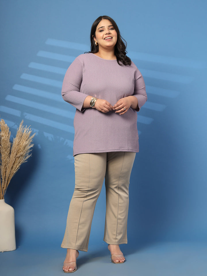 Plus Size Beige Slim Fit Jeggings