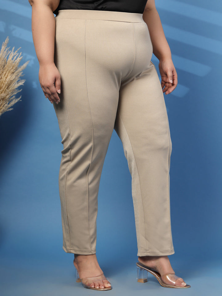 Plus Size Relaxed Fit Slip-On Jeggings