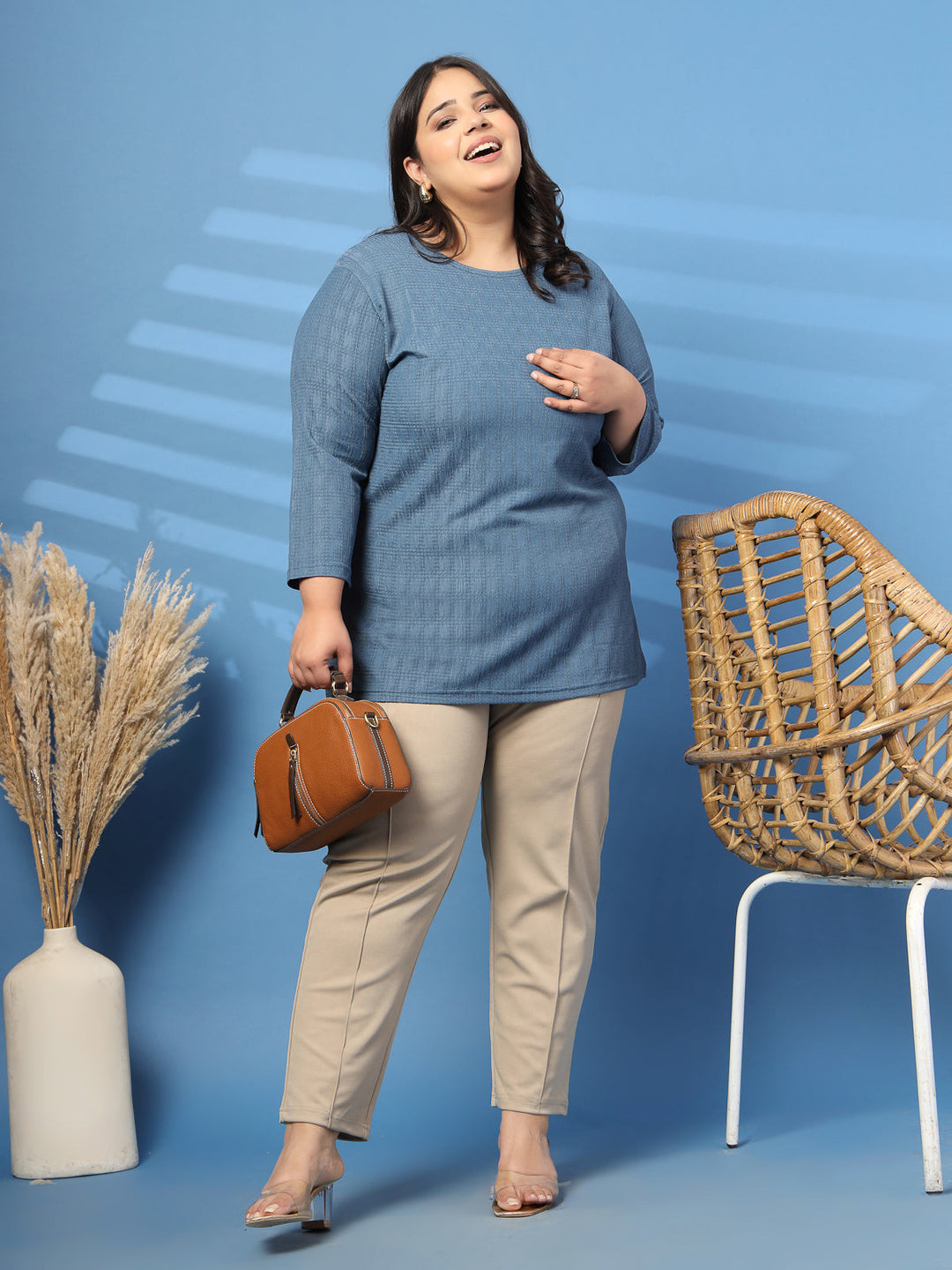 Plus Size Relaxed Fit Slip-On Jeggings