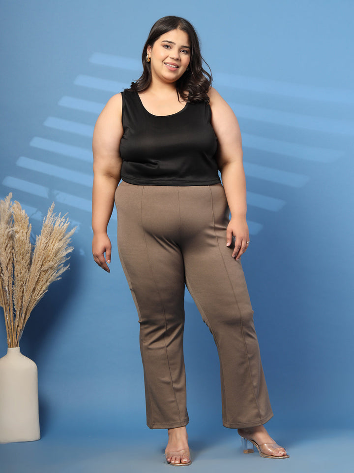 Plus Size Slim Fit Slip-On Jeggings