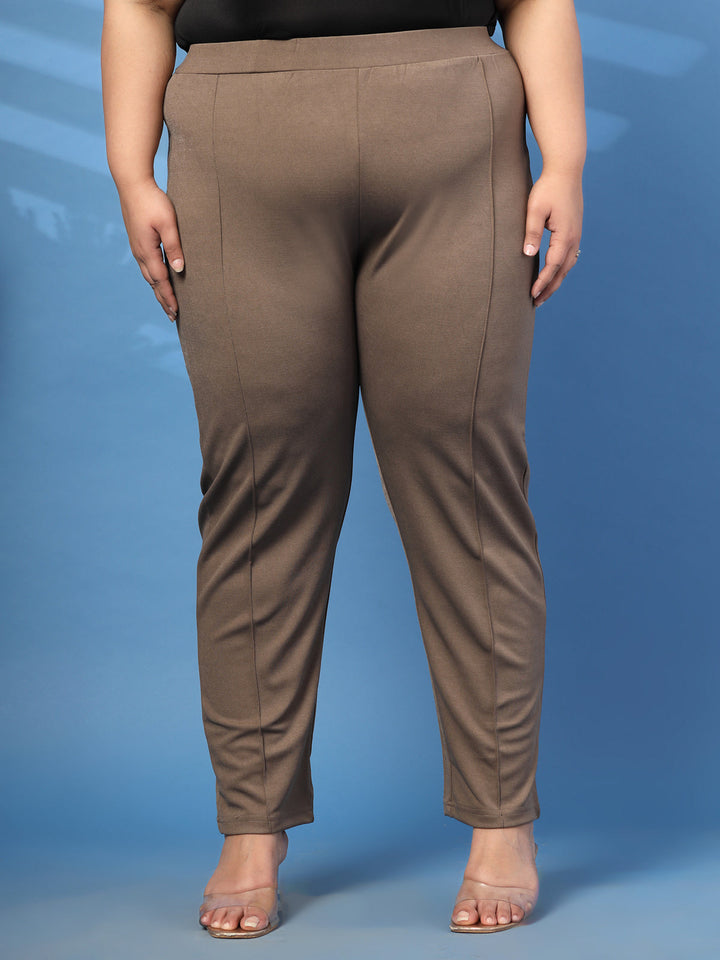 Plus Size Relaxed Fit Slip-On Jeggings