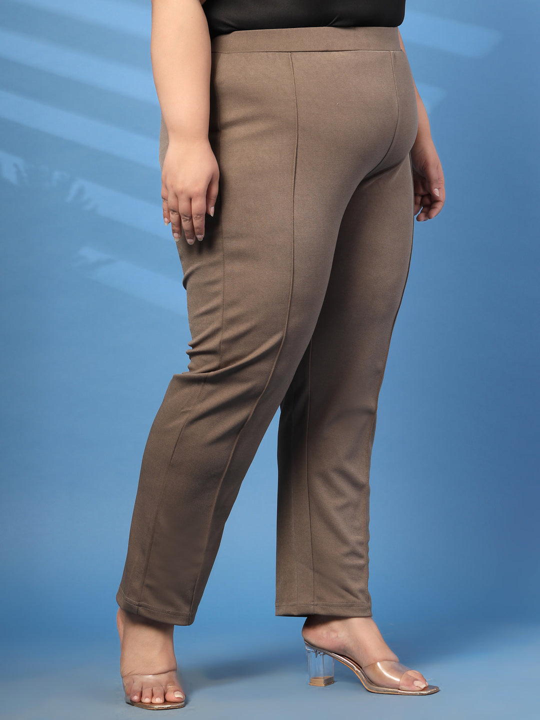 Plus Size Relaxed Fit Slip-On Jeggings
