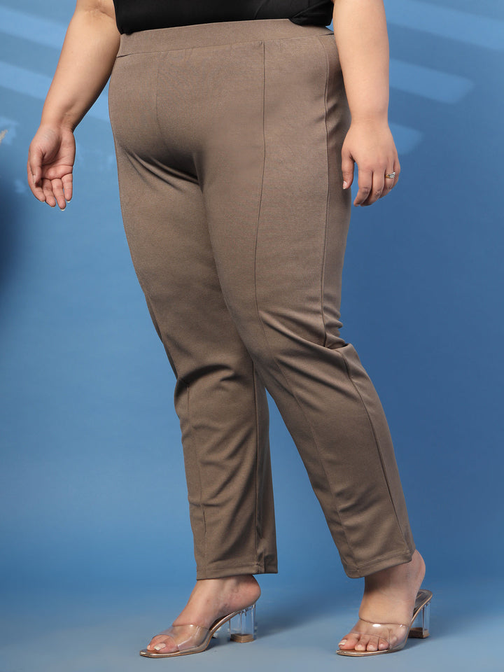 Plus Size Relaxed Fit Slip-On Jeggings