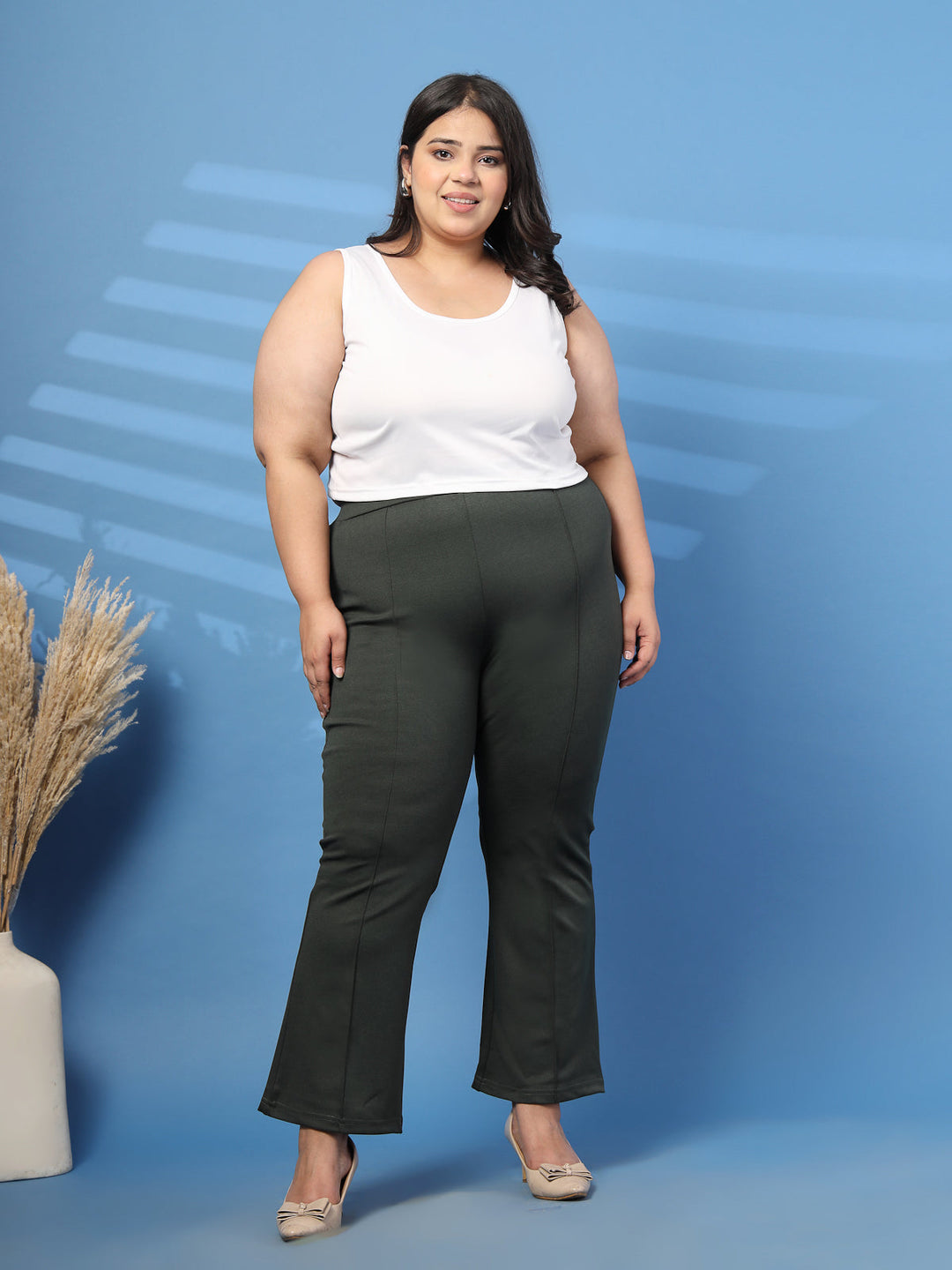 Plus Size Slim Fit Slip-On Jeggings