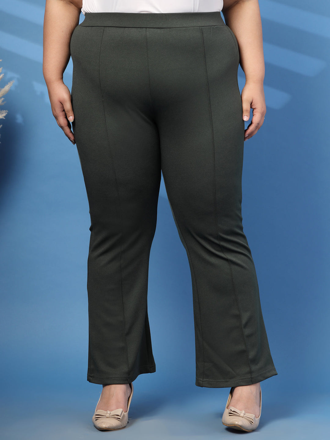 Plus Size Slim Fit Slip-On Jeggings