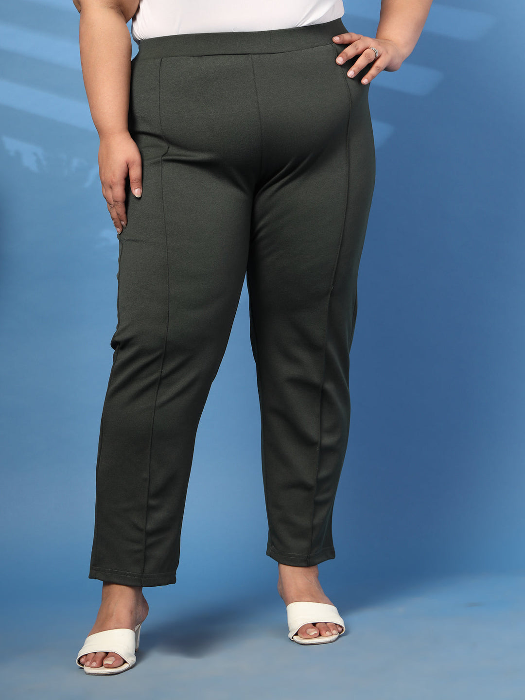 Plus Size Relaxed Fit Slip-On Jeggings